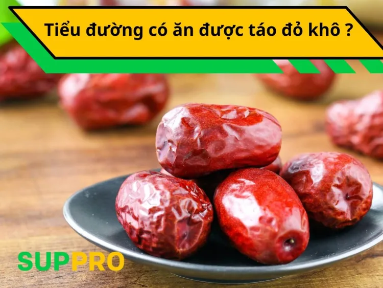 Tiểu đường có ăn được táo đỏ khô không?