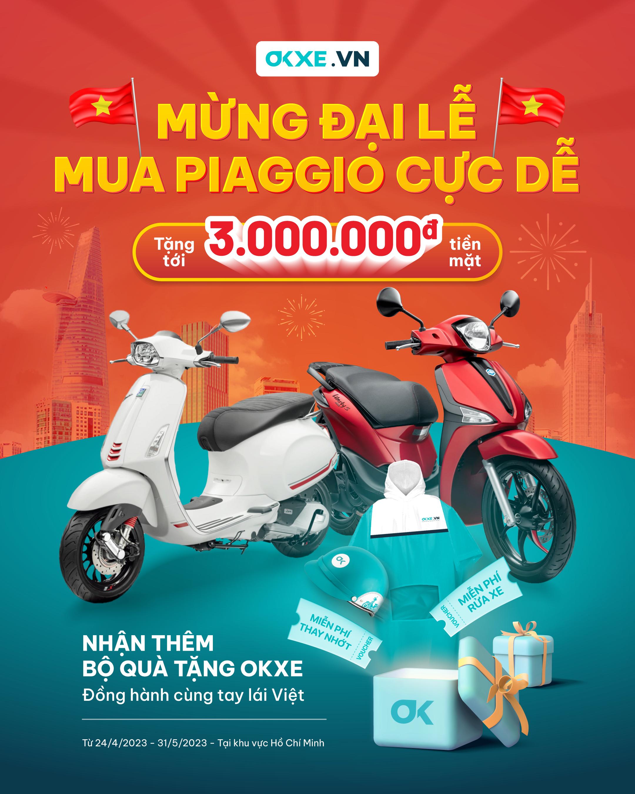 Hướng dẫn mua xe Vespa Sprint cũ chất lượng, giá tốt