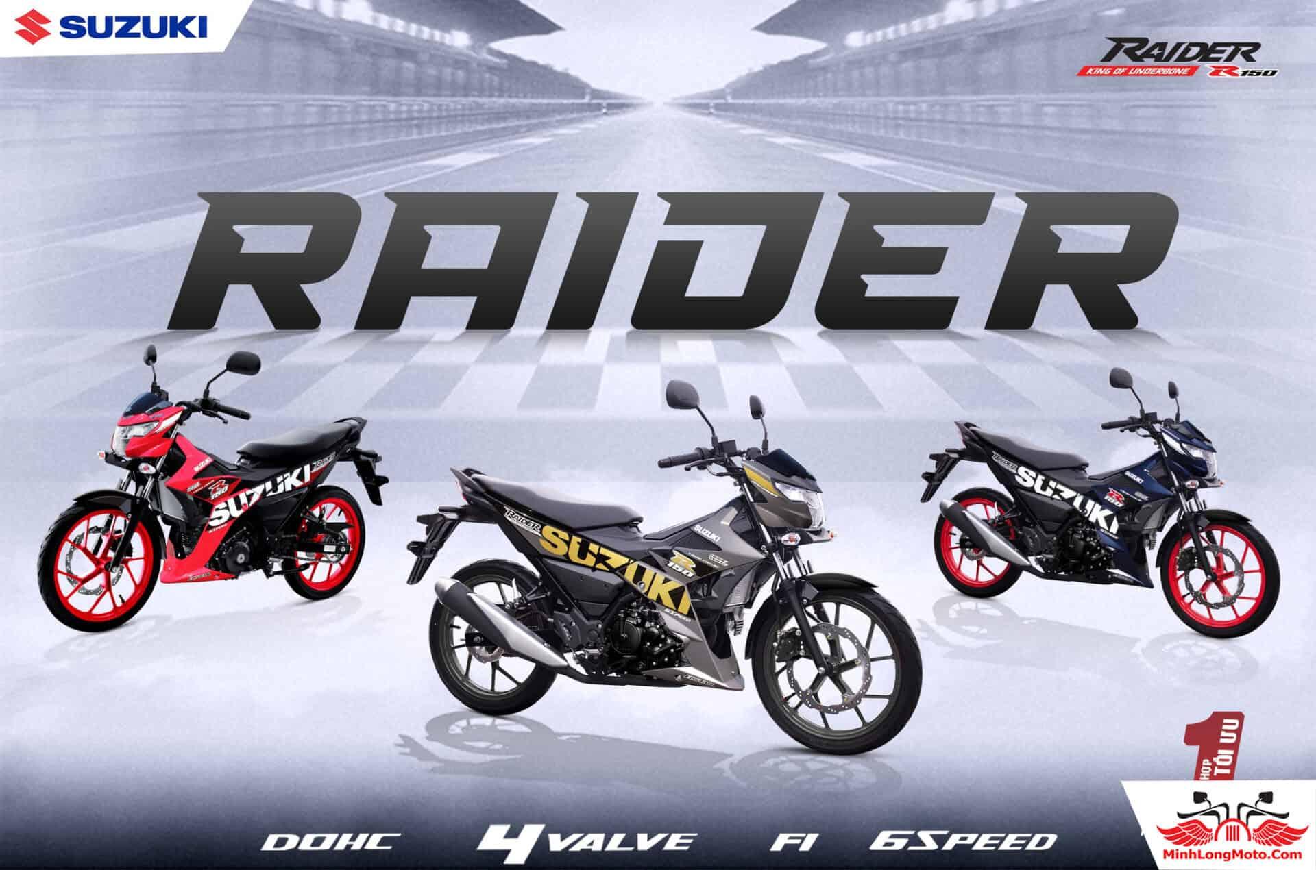 Suzuki Raider màu mới