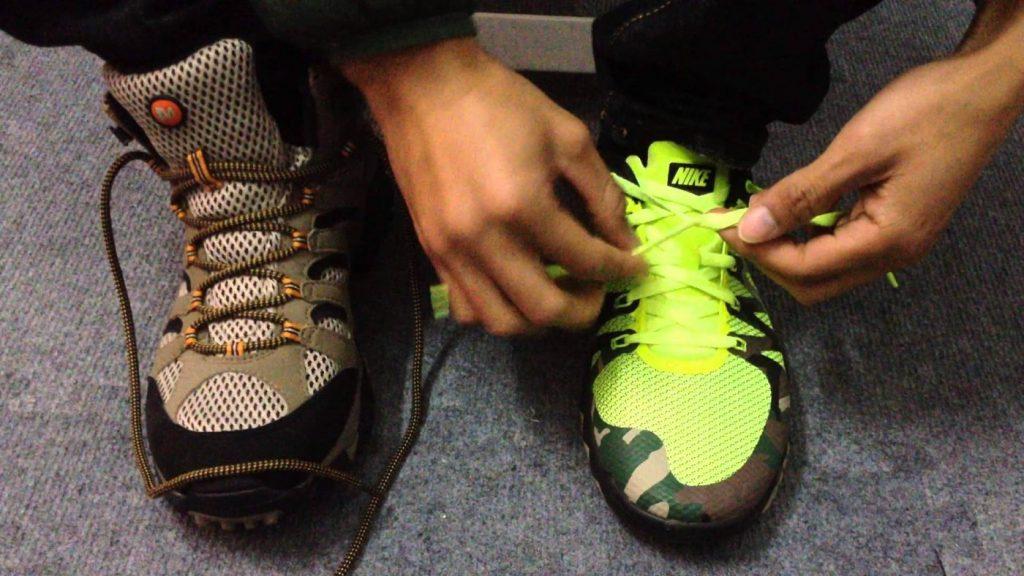 Cách buộc dây giày không bị tuột đơn giản, hiệu quả