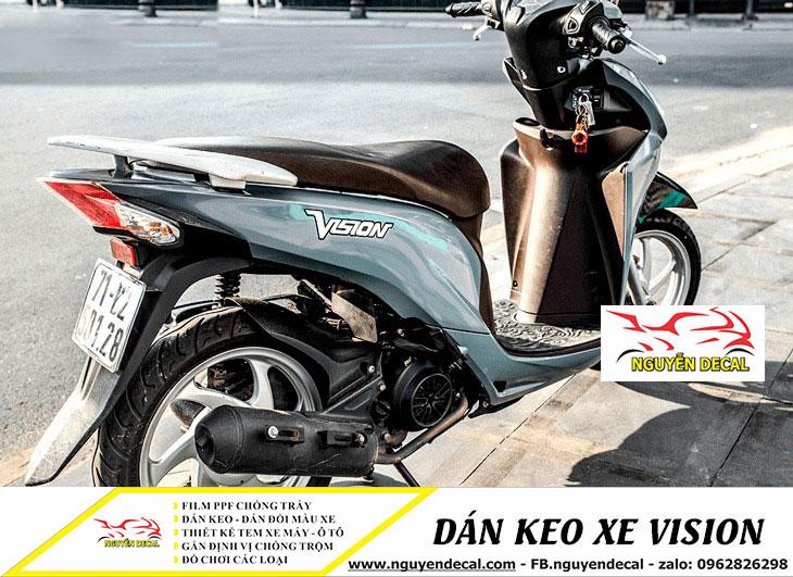 Dán keo xe Vision đẹp