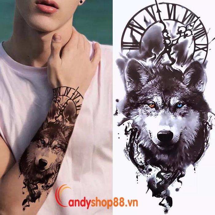 Hình xăm vòng tay sói cực ấn tượng cho các bạn nam ? #tattoo #wolf #w... | TikTok