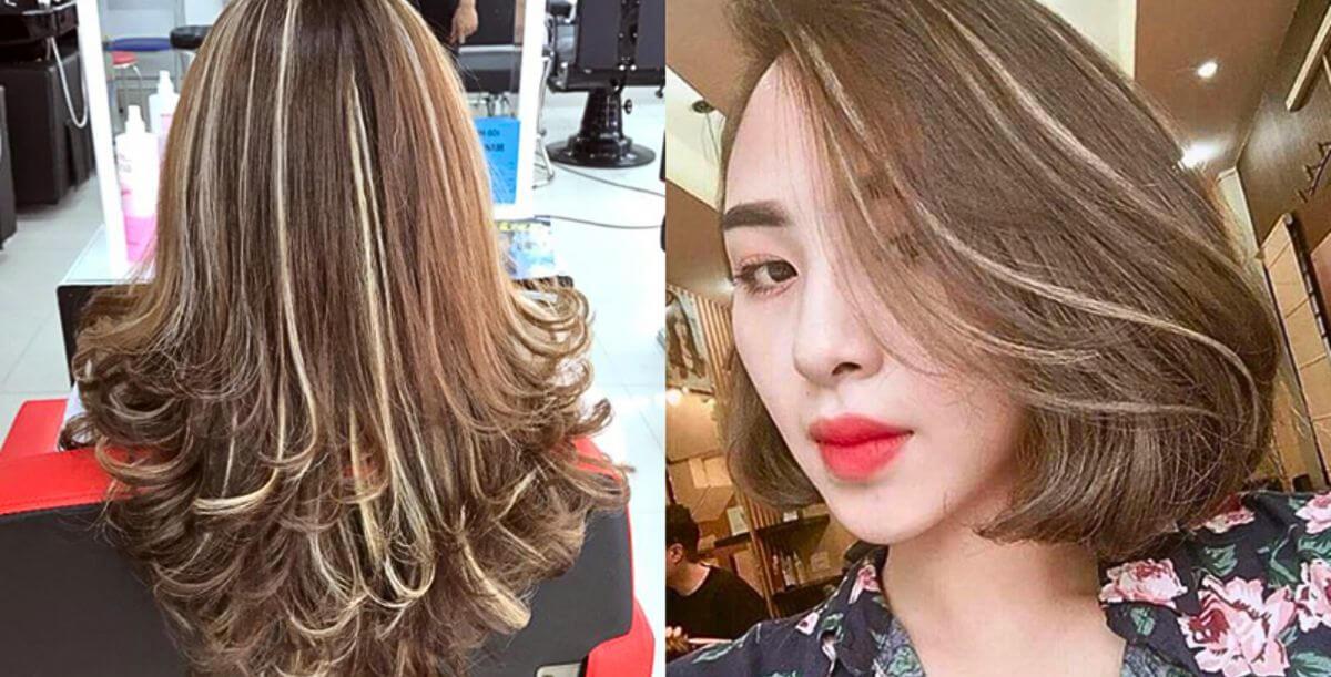 Nâu hạt dẻ highlight