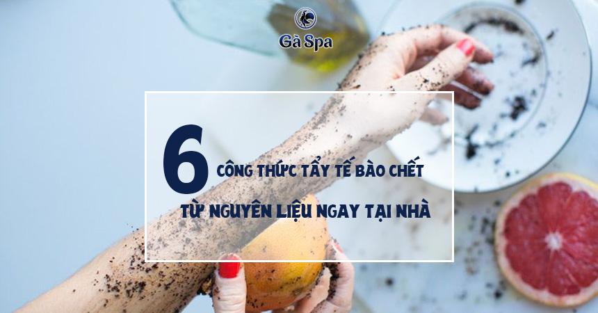 6 công thức tẩy tế bào chết tự làm tại nhà