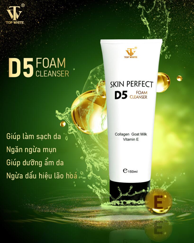 Sữa rửa mặt ngăn ngừa mụn Skin Perfect D5