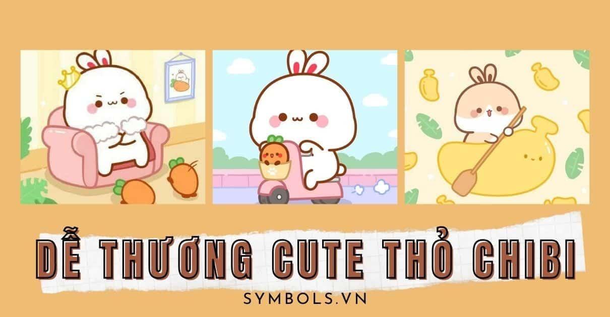 1000+ Ảnh dễ thương Cute Thỏ Chibi