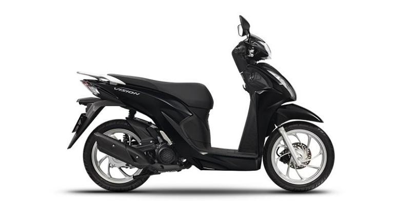 Honda Vision 2023 Tiêu chuẩn giá rẻ nhất, chỉ có màu đen