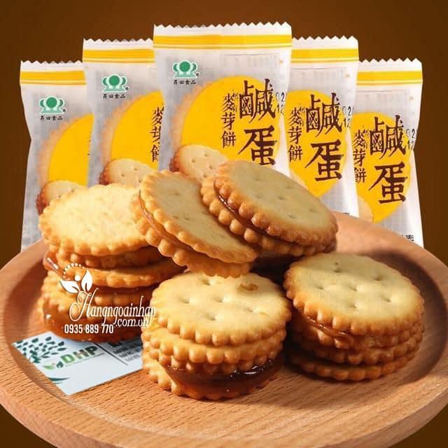 Bánh quy trứng muối Đài Loan 180g, 500g ngon cực đỉnh 5