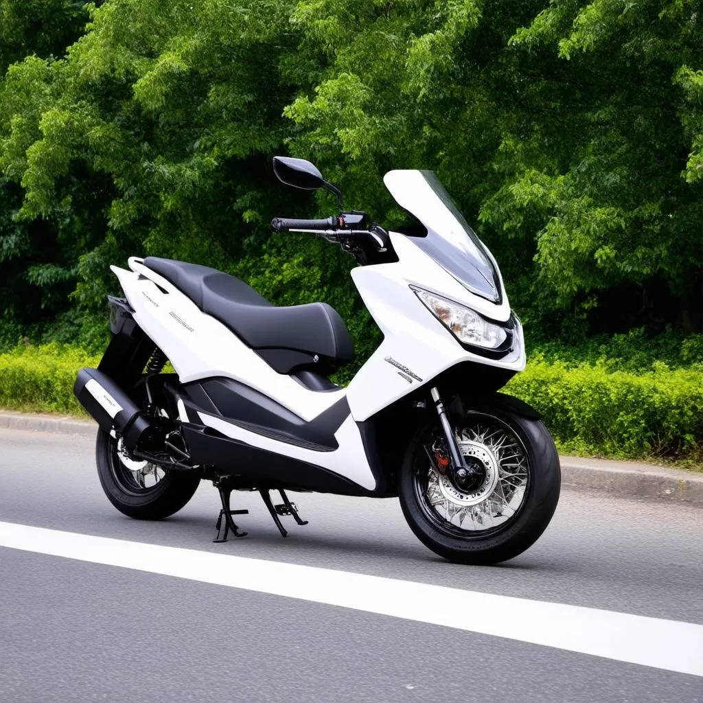 Honda PCX 2016 màu trắng