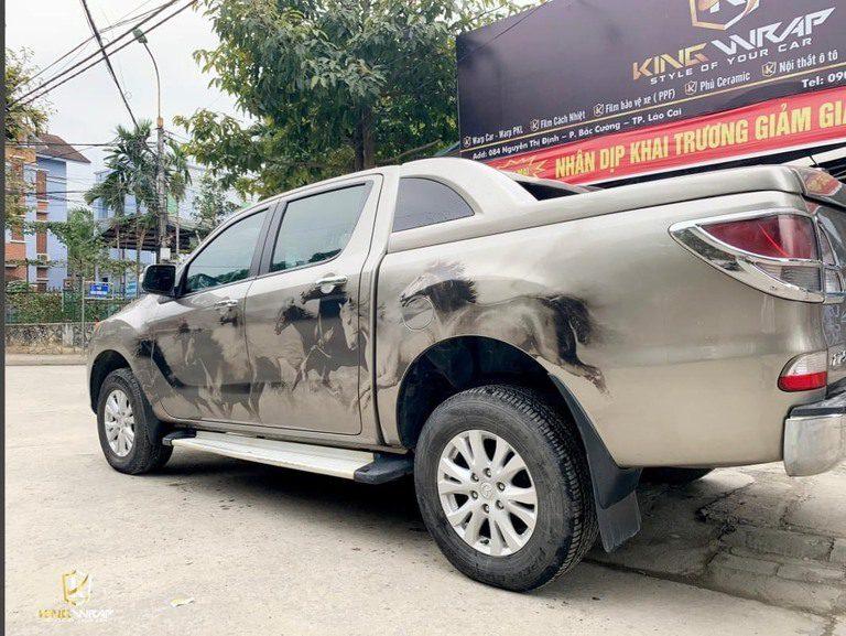 Tem xe oto Mazda BT50 Bát Mã đẹp giá rẻ, uy tín, chất lượng | Kingwrap