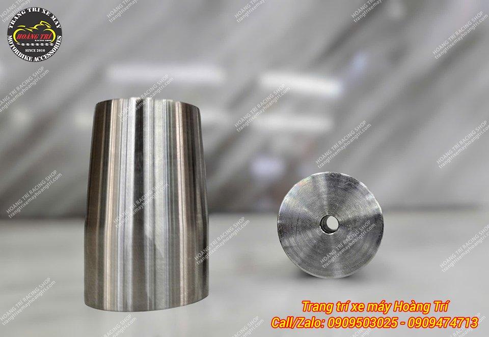 Cận cảnh gù inox chống rung tay lái xe máy chất liệu inox 304