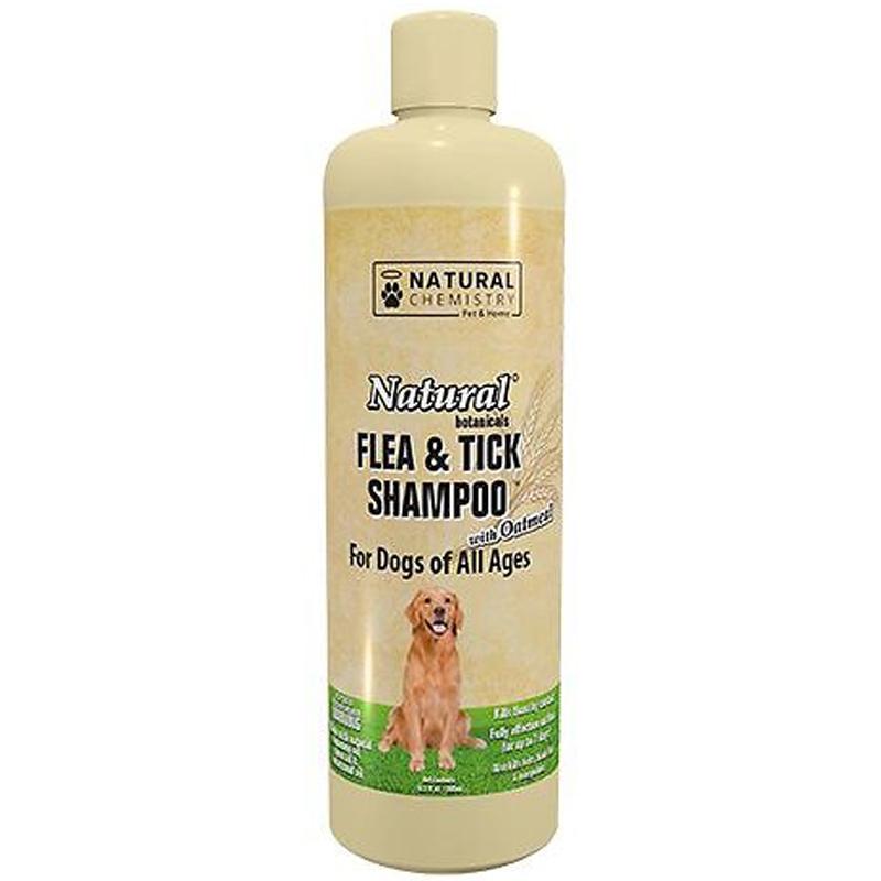 Sữa tắm trị ve chó Natural Chemistry Natural Flea & Tick Shampoo for Dogs With Oatmeal