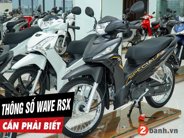 6 thông số xe wave rsx 110 2024 cần phải biết trước khi mua xe - 1